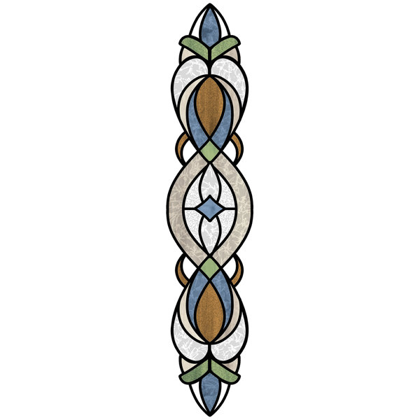 Fleur De Lis Living Stained Glass Window Decal & Reviews Wayfair